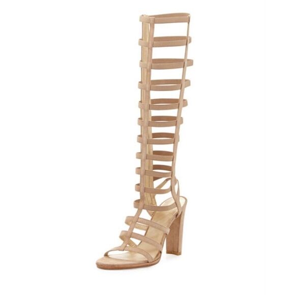 Stuart Weitzman Caged-up Heels Size 10 - Picture 1 of 12